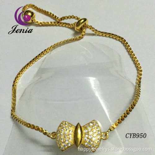 Jenia 2016 Hot European Custom Brass Charm Bracelets